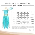 thumbnail image 6 of iiniim Girls Princess Jumpsuit With Choker And Headwear Set Sparkly Party Formal Dance Outfit Light Green 8, 6 of 7