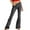 Black, variant on Women's Middle Waisted Bootcut Jeans - Stretch, Mom Style