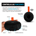 thumbnail image 3 of Bocina Blossom  Bluetooth Inalámbrica Portátil Contra Agua Resistente a Golpes Negro, 3 of 3