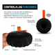 thumbnail image 3 of Bocina Blossom  Bluetooth Inalámbrica Portátil Contra Agua Resistente a Golpes Negro, 3 of 3