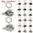 thumbnail image 5 of Cute Funny Sleeping Angel Dog Wing Dog Hanging Ornament Keych` K5A5, 5 of 8
