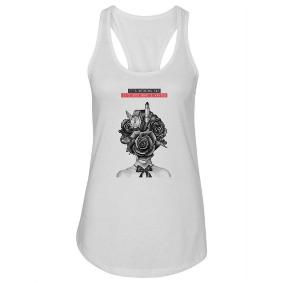 It's Just What I Wanted Racerback Tank Women -Image by Shutterstock, Female Large