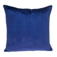 thumbnail image 2 of Nassau Collection Tufted Geometric Arch Stitch Velvet Throw Pillow - 20" - Blue, 2 of 7