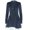 WHITE, variant on Women's Deep V-Neck Long Sleeve Buttons Cardigan Pleated Mini Dress, Sexy