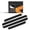 Sports+Full Black, variant on Door Sill Plate Protectors for Car - Universal Door Entry Guards Sill Scuff Cover Panel Step Protector, Welcome Pedal Protector Cover, Carbon Fiber, 4pcs/Set