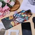 thumbnail image 5 of PU Leather Rectangle Eyeglass Cases Eyeglass Sunglasses Protector Pouch Tree of Life 180x85mm 1 pc, 5 of 7
