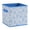 Blue, variant on Urban Shop Petals and Pearls Collapsible Storage Cube, Toile Blue