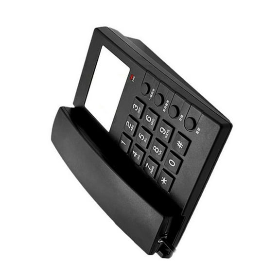 Yammee Corded Landline Phone Big Button Hotel Room Wall Mount/Desk Telephone Simple