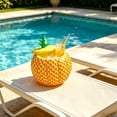 thumbnail image 4 of EGNMCR Storage Bin, Storage Containers Inflatable Pineapple Cooler Bucket Floating Ice Drink Cooler For Pool Party Luau Beach Picnic Summer Party Supplies Holds Drinks Beer P VC inflatable ice buckets, 4 of 5