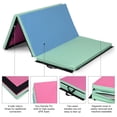 thumbnail image 2 of Gymax 4'x6'x2'' Portable Tri-fold PU Gymnastic Mat Exercise Aerobics Gym Fitness, 2 of 8