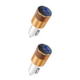 thumbnail image 3 of Wweixi Car Charge Adapter USB PD Replacement 3.1A Universal Antiflaming Automotive Dashcam Phone Power Outlet Accessories White Gold 2Set, 3 of 6
