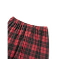 thumbnail image 5 of Hirigin Christmas Pajamas for Family Long Sleeve Gnome Print Tops + Buffalo Plaid Pants Set Winter Sleepwear, 5 of 7