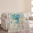 thumbnail image 6 of Bible Verse Religious Throw Blanket Christian Gifts for Women Girls Ultra Soft Cozy Plush Scripture Hummingbird Flannel Fleece Flower Floral Blankets Lightweight Fuzzy Warm Party Blanket 60"x50", 6 of 6