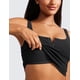 thumbnail image 5 of Top Corto de Mujer CRZ YOGA con Cuello Henley Acanalado Negro M, 5 of 6