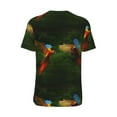 thumbnail image 2 of Daiia Hybrid Parrot in the Forest Mens Baseball Jersey Button Down Shirts Short Sleeve Sports Uniforms-XX-Large, 2 of 9