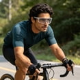 thumbnail image 5 of LOWLHOME 2026 New Photochromic Cycling Sunglasses,Bold Square Full Rim Sport Riding Glasses,Polarized Sports Sunglasses for Men Women,UV400 Protection Sun Glasses for Running Cycling Fishing(Clear), 5 of 6
