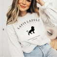 thumbnail image 3 of Emma M. Lion Simple Lapis Lazuli Crewneck Sweatshirt, 3 of 5