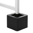Dilwe 4 Pieces/Set Furniture Leg Risers PP Plastic Non-Slip Riser for ...
