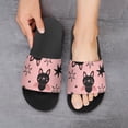 thumbnail image 6 of GZHJMY Stylish Slides for Women Men, Happy Halloween Cute Cartoon Bat Stars Soft Flexible Slip-on Sandals Slippers, 6 of 7