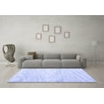 thumbnail image 3 of Ahgly Company Indoor Round Abstract Blue Contemporary Area Rugs, 6' Round, 3 of 4