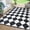 Black White, variant on Garderth Outdoor Rug,Camping Rug,Reversible Plastic Straw Rug,Large Outdoor Area Rug,Waterproof Mat,Lightweight Foldable Carpet,Easy Clean For Patio Porch Backyard RV Beach Balcony Deck