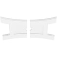 thumbnail image 2 of 34"W x 22 5/8"H x 2"ID x 7 1/4"C x 1"P Haven Architectural Grade PVC Contemporary Ceiling Medallion, Two Piece, 2 of 11