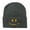 Grey, variant on Happy Smile Face Embroidered Knit Beanie - White OSFM
