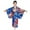 1#Blue, variant on Little Girls Japanese Traditional Dress Kimono Robe for Kids Girls, Sizes 6-7