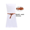 thumbnail image 4 of Unique Bargains Women's Adjustable Single Pin Buckle Skinny Braided Belt, 4 of 6