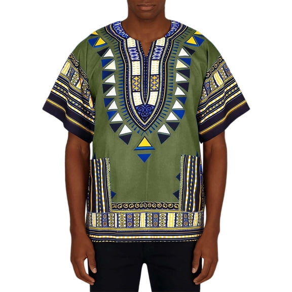 CONZONE Men's African T-Shirts Short Sleeve T Shirts for Men Casual Crew Neck Traditional Graphic Lightweight Tees Soft Cozy Athletic Tops