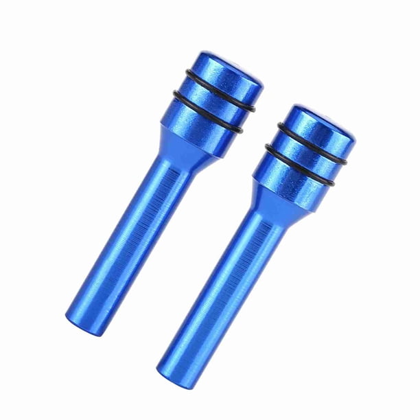 2 UDS ALEACIÓN DE ALUMINIO COCHE CAMION CERRADURA DE PUERTA PERILLA TIRADOR CUBIERTAS CERRADura de Puerta Automotriz Azul