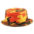 thumbnail image 3 of Gelante Bucket Hat Cotton Packable Summer Travel Cap. Orange Camo-L/XL, 3 of 4