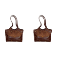 thumbnail image 1 of Bolso Mano para Mujer Piel Sintética Con Compartimento Hobo Oficina (marrón), 1 of 9