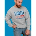 thumbnail image 2 of Land That Love Sweatshirt Men -Image by Shutterstock, Male 4X-Large, 2 of 4
