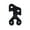 Black, variant on Aluminum Cable Slide for Compound Bow - String Separator and Glide Roller