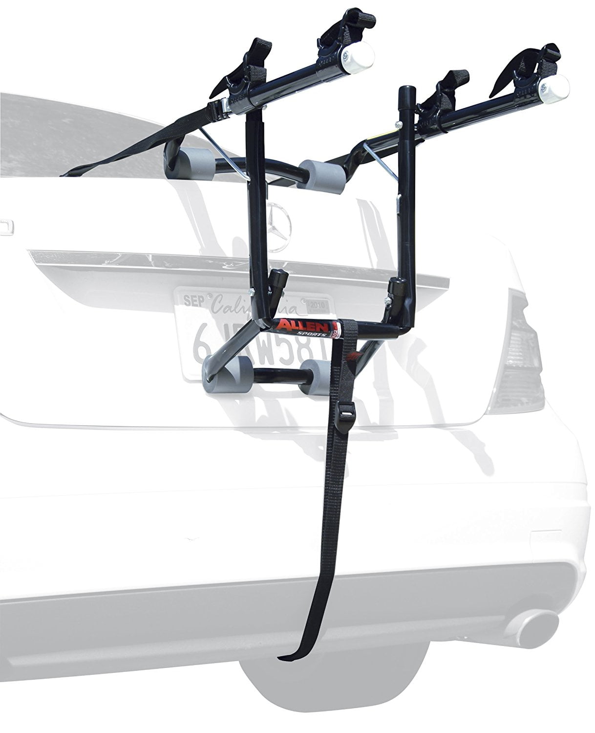 Allen Sports Deluxe 2Bicycle Trunk Mounted Bike Rack Carrier, 102DB