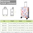thumbnail image 4 of Stretch Luggage Cover S(18-20in)– Elastic Travel Suitcase Protector with Handle Openings & Bottom Closure, Washable Polyester Spandex Suitcases Cover, Floral Flowers Print, 4 of 5