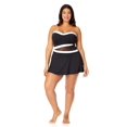 thumbnail image 3 of Women's Plus Mesh Around Paneled Strapless Mesh Swim Dress, 3 of 4