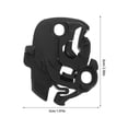 thumbnail image 2 of BRIGHTFUFU 2Ud Kit Completo Base Y Mecanismo De Visor Para Casco De Motocicleta Negro Para Uso Diario, 2 of 8