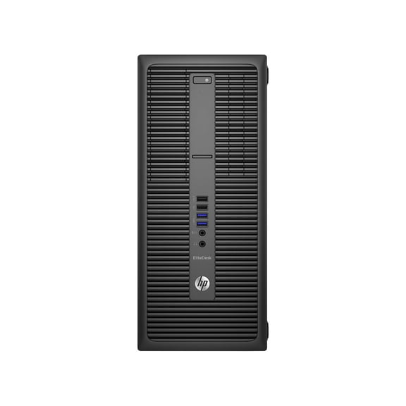 Restored HP EliteDesk 800 G2 MT Mini Tower Desktop | Core i7 - 6700 - 256GB SSD Hard Drive - 16GB RAM | 4 cores @ 4 GHz Win 10 Pro Black (Refurbished)