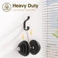 thumbnail image 3 of Percheros de pared Bussdis, resistentes, 13,6 kg de capacidad, 4 unidades, 3 of 9