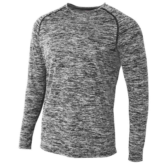 A4 Long Sleeve Raglan Space Dye