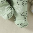 thumbnail image 6 of CAUYDY Preemie Girls Outfits Baby Boys Layette Set 8Pcs Fall Winter Cotton Sleepwear Newborn Clothing Picture Outfit for Unisex Infant Sizes 0-3 Months,Green, 6 of 8