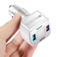thumbnail image 2 of 4-Port Car Charger For phone Fast Charge PD 20W Type C USB Adapter, 2 of 8