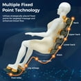 thumbnail image 6 of Serene Fixed-Point Massage Chair with Zero Gravity Recline, Dual Foot Rollers, and Full Body Airbag Massage (Black), 6 of 8