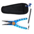 thumbnail image 1 of Blue Fishing Lure Pliers Tongs Multifunction Aluminum Alloy Hook Remover Tool Equipment, 1 of 5