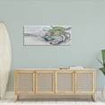 thumbnail image 2 of Stupell Industries Vivid Crab Beach Shoreline Nautical Landscape Scene Painting Gallery Wrapped Canvas Print Wall Art, Design by Stacy Gresell, 2 of 7
