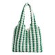 thumbnail image 2 of Bolso de mano plisado con rayas de burbujas para mujer, bolso de mano ligero para mujer, bolso de hombro de moda, bolso grande, 2 of 5