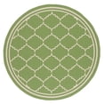 thumbnail image 2 of Safavieh Courtyard Amy Geometric Indoor/Outdoor Area Rug, Green/Beige, 6'7" x 6'7" Round, 2 of 9