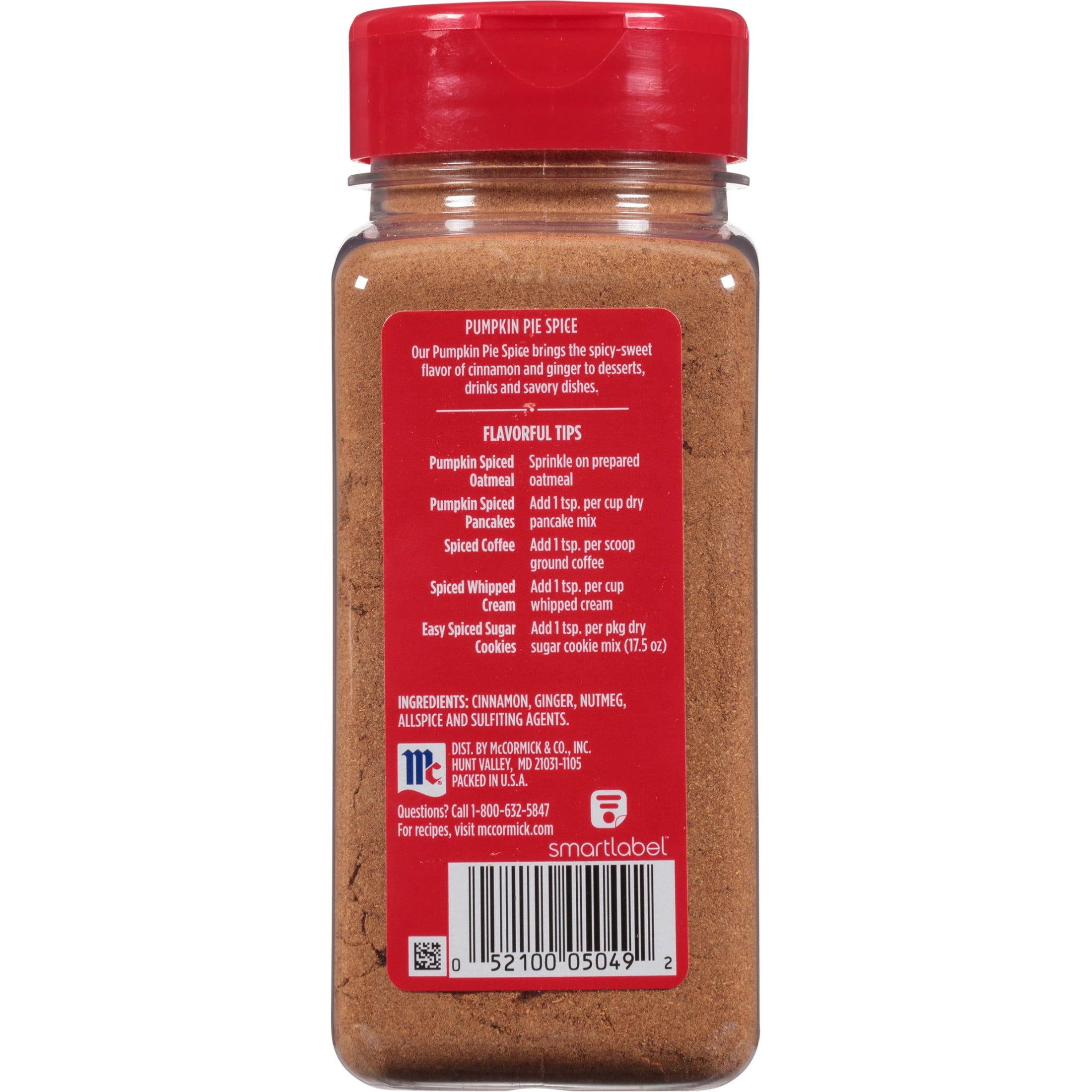 McCormick Kosher Pumpkin Pie Spice, 9.0 oz Bottle